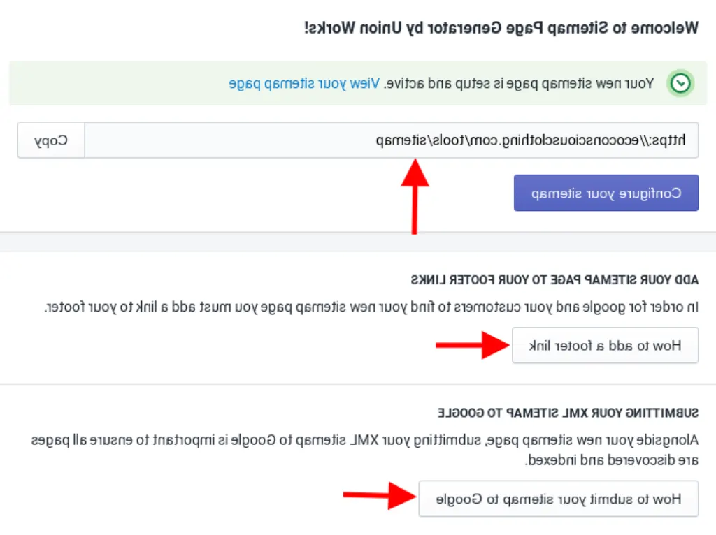 La création du sitemap sur une boutique Shopify